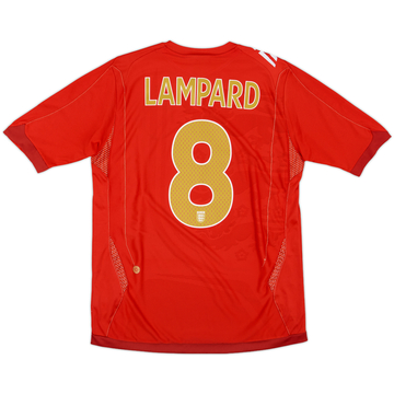 2006-08 England Maillot extérieur Lampard #8 - 6/10 - (M)