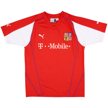 2004-05 Czech Republic Maillot Domicile Basique - 5/10 - (L)