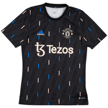 2022-23 Manchester United adidas Maillot d'entraînement - 8/10 - (S)