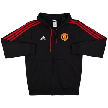 2023-24 Manchester United adidas Veste de survêtement à capuche - 10/10 - (L)