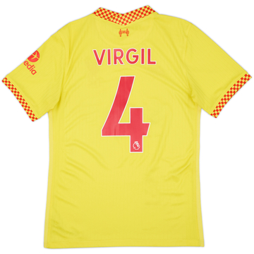 2021-22 Liverpool Maillot Third Virgil #4 - 7/10 - (S)