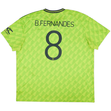 2022-23 Manchester United Maillot Third B.Fernandes #8 - 6/10 - (3XL)