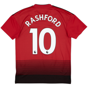 2018-19 Manchester United Maillot Domicile Rashford #10 - 10/10 - (S)