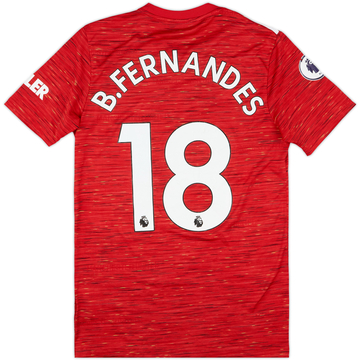 2020-21 Manchester United Maillot Domicile B. Fernandes #18 - 7/10 - (S)
