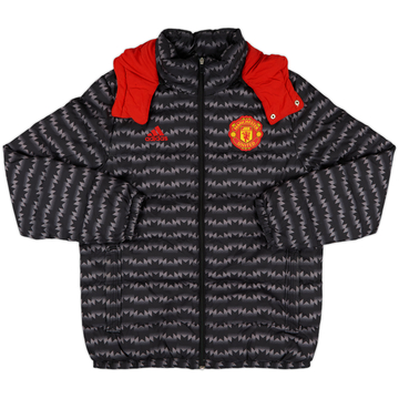 2015-16 Manchester United adidas Manteau de banc rembourré - 6/10 - (M)