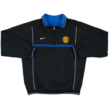 2002-03 Manchester United Nike Réversible 1/4 Zip Haut d'entraînement - 5/10 - (XL)