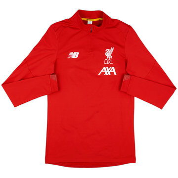 2019-20 Liverpool New Balance Haut d'entraînement zippé 1/4 - 8/10 - (S)