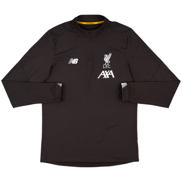 2019-20 Liverpool New Balance Haut d'entraînement 1/4 Zip - 8/10 - (L)