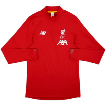 2019-20 Liverpool New Balance Haut d'entraînement 1/4 zip - 10/10 - (M)