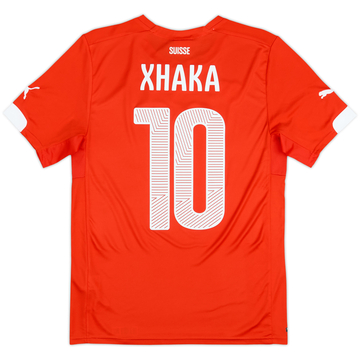 2014-15 Suisse Maillot domicile Xhaka #10 - 5/10 - (S)