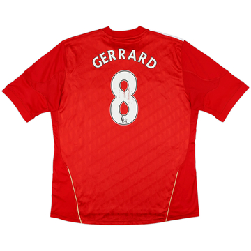 2010-12 Liverpool Maillot domicile Gerrard #8 - 5/10 - (XL)