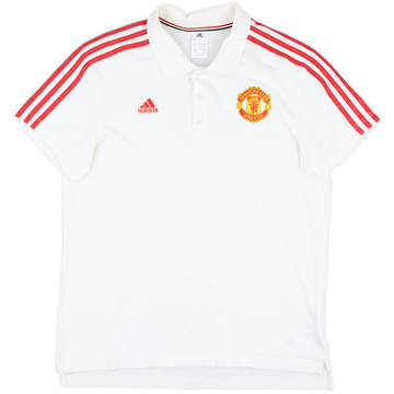 2015-16 Manchester United adidas Polo - 7/10 - (L)