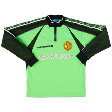 1999-00 Manchester United Maillot Gardien - 5/10 - (Y)