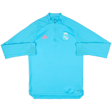 2020-21 Real Madrid adidas Haut d'entraînement 1/4 Zip - 5/10 - (M)