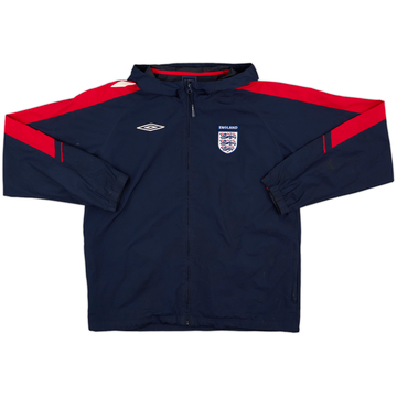 2007-09 Angleterre Umbro Veste de pluie à capuche - 7/10 - (L)