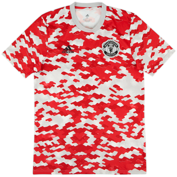 2021-22 Manchester United adidas Maillot d'entraînement - 9/10 - (M)