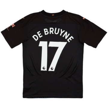 2020-21 Manchester City Maillot extérieur authentique De Bruyne #17 - 10/10 - (S)