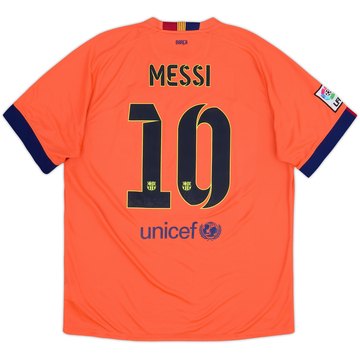 2014-15 Barcelona Maillot Extérieur Messi #10 - 6/10 - (XL)