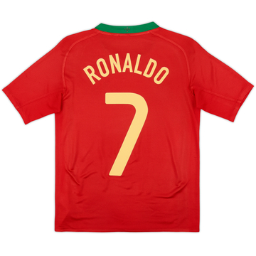 2008-10 Portugal Maillot domicile Ronaldo #7 - 6/10 - (12-13 ans)