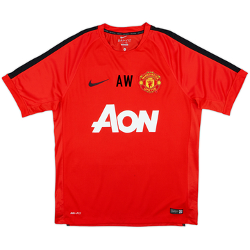 2014-15 Manchester United Maillot d'entraînement Nike, modèle personnel 'AW' - 7/10 - (L)