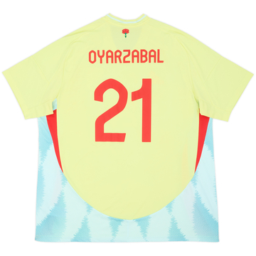 2024-25 Spain Maillot extérieur Oyazarbal #21 - 9/10 - (XXL)