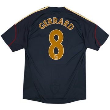 2009-10 Liverpool Maillot extérieur Gerrard #8 - 9/10 - (L)
