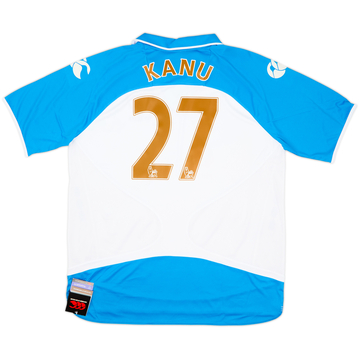 2008-09 Portsmouth Maillot extérieur Kanu #27 (XL)