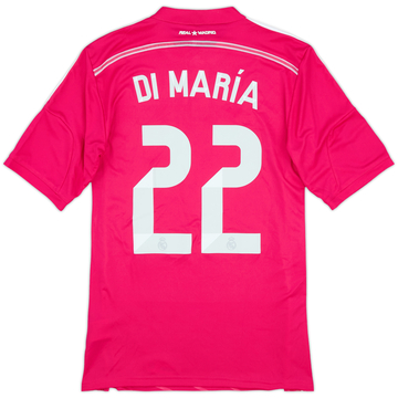 2014-15 Real Madrid Maillot Extérieur Di Maria #22 (S)