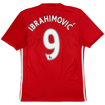 2016-17 Manchester United Maillot domicile Ibrahimovic #9 - 6/10 - (S)