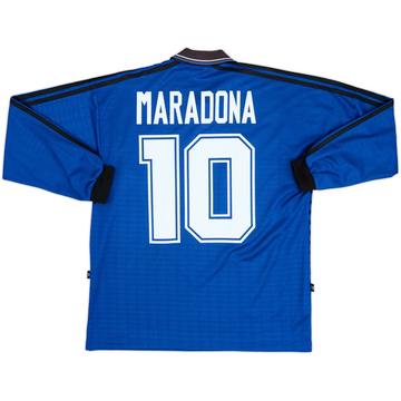 1994-97 Argentina Maillot extérieur manches longues Maradona #10 - 7/10 - (L)