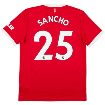 2021-22 Manchester United Maillot domicile Sancho #25 - 7/10 - (M)