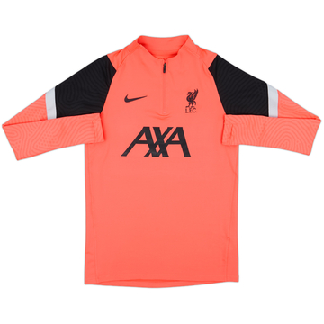 2021-22 Liverpool Nike 1/4 Zip Haut d'entraînement - 8/10 - (S)