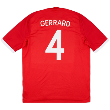 2010-11 England Maillot Extérieur Gerrard #4 - 7/10 - (XL)