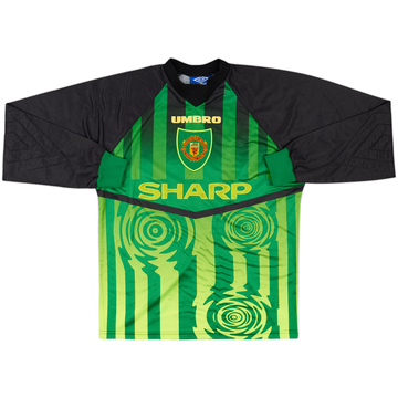 1997-98 Manchester United Maillot GK - 7/10 - (Y)