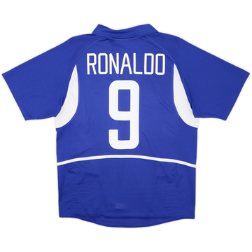 2002-04 Brazil Maillot extérieur Ronaldo #9 - 8/10 - (M)