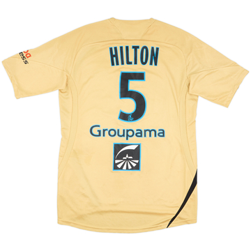 2008-09 Marseille Maillot Third Version Joueur Hilton #5 - 6/10 - (XL)