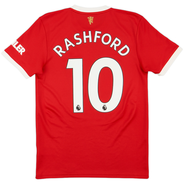 2021-22 Manchester United Maillot Domicile Rashford #10 - 8/10 - (S)