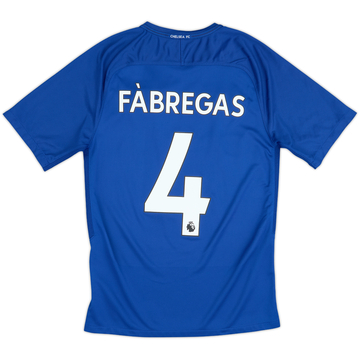 2017-18 Chelsea Maillot Domicile Fabregas #4 - 6/10 - (S)