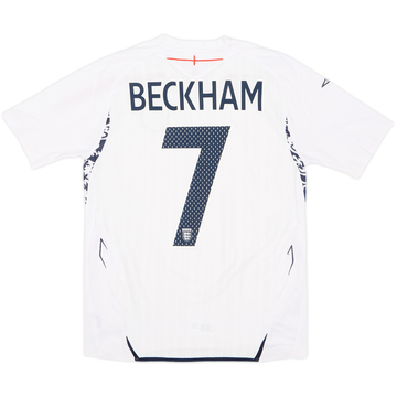 2007-09 England Maillot Domicile Beckham #7 - 6/10 - (XL.Boys)