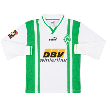 1996-97 Werder Bremen Maillot manches longues Domicile - 8/10 - (XXS)