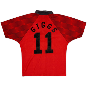 1996-98 Manchester United Maillot Domicile Giggs #11 - 7/10 - (L.Boys)