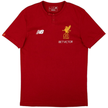 2017-18 Liverpool New Balance Polo - 8/10 - (S)