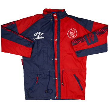 1993-94 Ajax Umbro Manteau de banc rembourré - 5/10 - (L)