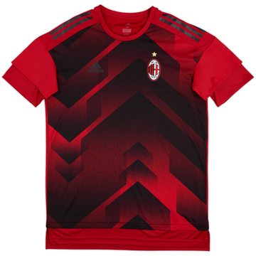 2017-18 AC Milan adidas Maillot d'entraînement - 10/10 - (M)