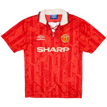 1992-94 Maillot domicile Manchester United - 8/10 - (Garçons L)