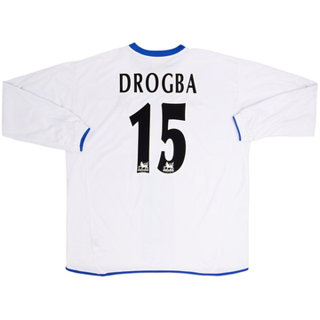 2003-05 Chelsea Maillot extérieur manches longues Drogba #15 - 8/10 - (XXL)