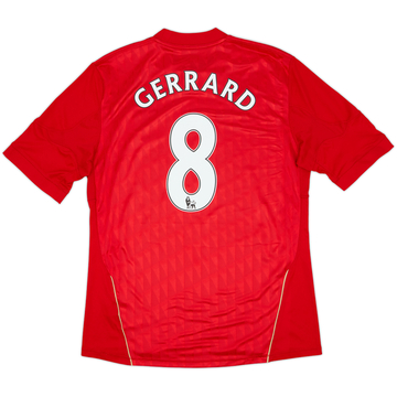 2010-12 Liverpool Maillot domicile Gerrard #8 - 6/10 - (L)
