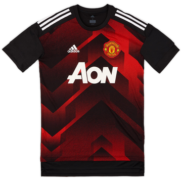 2017-18 Manchester United adidas Maillot d'entraînement - 8/10 - (S)