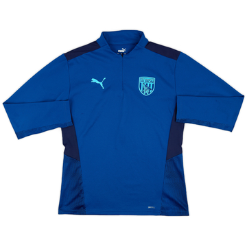 2020-21 West Brom Puma Haut d'entraînement 1/4 zip - 8/10 - (M)