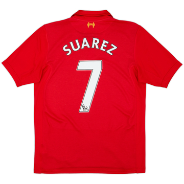 2012-13 Liverpool Maillot domicile Suarez #7 - 6/10 - (S)